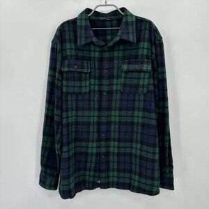 Backcountry Men's Murphy Flannel Button Down Shirt sz XL Royal Plaid Long Sleeve